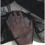 100x150cm 4-suunaline veniv nailonist spandex-v&otilde;rkkangas, 20D &otilde;huke, v&auml;ga elastne kr&uuml;pteeritud t&uuml;ll-marli v&otilde;rkkangas &otilde;mblemiseks isetegemise materjalina