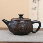 Jianshui Lilla Savi Nikerdus Teekann K&auml;sitsi Maalitud Antiikne Reljeefne Teekann Majapidamise Teekann Kungfu Tee Komplekt Veekeetja