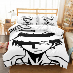 Noored piraadid &Otilde;pilased Anime Voodipesukomplekt V&auml;ike &Uuml;heinimese Twin Kahekohaline Queen King Cal King Suurusega Voodipesu Komplekt EU single(135x200cm)
