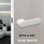 Uus &ouml;koloogiline ukselukk siseruumides kasutamiseks m&otilde;eldud magnetiline vaikne lihtne ukselukk magamistoa ukselukk moodne lihtne ukselingi With a key-1-60mm