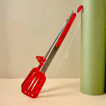 Toidutangid roostevabast terasest k&ouml;&ouml;gitangid silikoonist nailonist libisemiskindla k&uuml;psetusklambriga BBQ salatit&ouml;&ouml;riistad grill-k&ouml;&ouml;gitarvikud 1