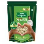 TATA Sampann Puhtad India p&auml;hklid tervena, Kaju, 500g, toitev ja maitsev, esmaklassilised Kaju p&auml;hklid, valgu-, magneesiumi- ja fosforirikkad