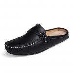 2024 Meeste Poolkingad Vabaaja Luksusbr&auml;nd Itaalia K&auml;sitsi Valmistatud Peales&otilde;idetavad Meeste S&otilde;idukingad Nahast Suvised Mugavad Sussid Mokassiinid Valge 44 must