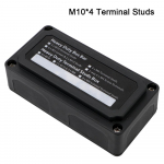 300A 48v alalisvoolu toite jaotusploki siinikarbi vooluahela kindlustus haagissuvila jahi 4 klemmi naastudega kaabli organiseerimiskasti jaoks tumehall v&auml;rv