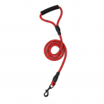 Nailonist peegeldav veok&ouml;is, mugav k&auml;epide, &uuml;mmargune k&auml;epide 150 cm tugev koerarihm v&auml;ikese ja keskmise suure koera jalutusrihma jaoks