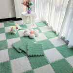 Elegantne 2022. aasta mustusekindel magamistoa vaip ja elutoa p&otilde;randamatt suure magamistoa ja laheakna jaoks. 30x30CM 10pcs + Edging