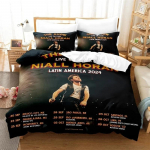 3D prindiga Niall Horani voodipesukomplekt, tekikott, tekk, voodikomplekt, tekikott, padjap&uuml;&uuml;r, king size, queen size, &uuml;heinimesevoodi, poistele, t&uuml;drukutele, t&auml;iskasvanutele AU Single 140x210cm