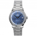 Orient Bambino roostevabast terasest helesinise numbrilauaga automaatne RA-AC0M10L meeste k&auml;ekell sinine