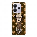 Coque - Maniacase - Xiaomi Redmi Note 14 5G - Minnie DISNEY LV - Marron - Souple