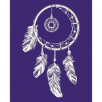 Pochoir attrape-r&ecirc;ves A5 + spatule