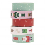 Set de 5 masking tapes No&euml;l