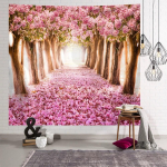150 x 150 cm Kevadine taust Lilled Puu lilledega kroonlehtede fotograafia taust Baby Shower fotostuudio rekvisiidid T&uuml;drukute Imiku t&auml;iskasvanute portree tapeet