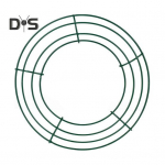 20cm/25cm metallist r&otilde;ngast p&auml;rjaraam traats&otilde;rmus lillep&auml;rjahoidja DIY p&auml;rja valmistamise tarvikud festivali pulmapeoks 20cm 1pc must