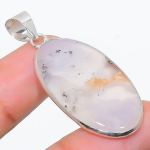 Dendrite Opal Handmade 925 Sterling Silver Jewelry Pendant 1.89 b7d78