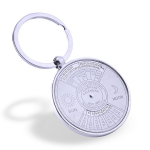 Custom Metal Perpetual Calendar Keychain with Logo Engraving