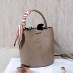 Ehtne Nahk Suure Mahutavusega Koppkott Korea Versioon Crossbody Lihtne Pealmine Kiht Lehmannahk Naiste K&auml;ekott Crossbody Kott khaki
