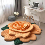 Elutuba kodu 3d kolmem&otilde;&otilde;tmeline p&otilde;randamatt lill p&otilde;randamatt kristall samet vaip &uuml;mmargune kodu pojengi kroonlehed erikujuline matt Diameter 120cm punane