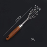 304 roostevaba terasest munavahustaja, k&auml;sivahustaja, muna-koor, piimapulber, k&uuml;psetust&ouml;&ouml;riist, puidust k&auml;epide, hea tunne