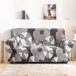 Ruudukujuline tr&uuml;kitud L-kujuline Chaise Longue diivanikatted elutoa diivanikaitsele Tolmuvastased elastsed venivkatted nurgadiivanile 1-seat 90-140cm