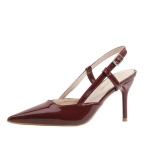 Suurused 34-42 Naiste Kontsaga Sandaalid Retro Rooma K&otilde;rged Kontsad Kingad Naiste K&otilde;rge Kontsaga Nahast Pandlaga Kingad 34 brown