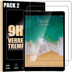 2x verre tremp&eacute; pour ipad air 3 10,5 pouces / ipad pro 10,5 pouces - protection d'&eacute;cran transparent