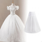 Women Petticoat Easy to Wear Crinoline Skirt for Ball Gown Wedding Dress Cosplay