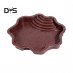 Roomaja suplusbassein suur kilpkonna s&ouml;&ouml;gin&otilde;u veekauss kaldteega akvaariumi kaunistus sisalikule gekole maole kilpkonnale habedraakonile tumepunast v&auml;rvi