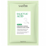 Salicylic acid mask, acne-removing soothing skin rejuvenation, hydrating and acne-removing mask 1pc