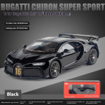 1/18 M&otilde;&otilde;tkavas Bugatti Chiron Sulamist Automa Mudel Tulede ja Helidega - Ideaalne Kingitus Autohuvilistele ja Lastele - Autentne Koopia must