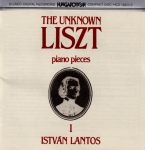 CD FRANZ LISZT, LANTOS ISTV&Aacute;N - Tundmatu Liszt - Klaveripalad 1 HCD126342 Hungaroton 1986 Jaapan Klassikaline Kasutatud
