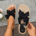 Suures suuruses naiste lillelised lamedad sandaalid Moodsad vabaaja helmessussid 35 must