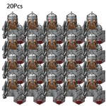 12CM 20tk Keskaegne S&otilde;jav&auml;gi Haldjate Vald Lord Of Elven Guard Armee Orkide P&auml;kapikkude S&otilde;dalased S&otilde;rmuste Lapsed Mini Kokkupandavad Ehitusklotside Figuurid