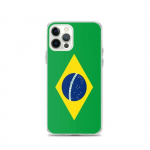 Coque T&eacute;lephone Drapeau Br&eacute;sil &ndash; iPhone 12 Pro