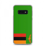 Coque T&eacute;l&eacute;phone &ndash; Samsung &ndash; Galaxy S10e &ndash; Drapeau Zambie &ndash; Souple &ndash; mitmev&auml;rviline