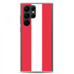 Coque T&eacute;l&eacute;phone &ndash; Samsung &ndash; Galaxy S22 Ultra &ndash; Drapeau Autriche &ndash; Supp &ndash; Mitmev&auml;rviline