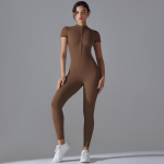 T&otilde;mblukuga joogakost&uuml;&uuml;m Jumpsuit, Kiiresti kuivav Hingav V&auml;lispordiks Liibuv Jumpsuit, Fitnessikost&uuml;&uuml;m Naistele S