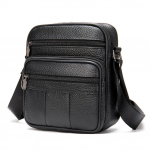 Marunte meeste ehtsast nahast crossbody kott - Vertikaalse stiiliga lehmanahast vabaaja &otilde;lakott