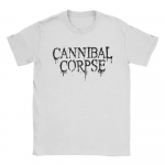 Meeste T-s&auml;rk Cannibal-Corpse-Logo Ainulaadne Puuvillane T-s&auml;rk L&uuml;hikeste Varrukatega T-s&auml;rgid O-kaelusega Topid Pidu S
