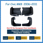 Honda Civic MK8 2006 2007 2008 2009 2010 2011 poritiivad porikaitse pritsmekaitsed esiratta ja tagaratta poritiivad auto tarvikud