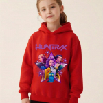 K-pop Deemonik&uuml;ttide Kapuutsid T&uuml;drukutele &Otilde;huke Kapuutsiga Dressipluus S&uuml;gisene Spordidress Kapuutsiga Spordir&otilde;ivad Pikkade Varrukatega Pullover Laste R&otilde;ivad 140