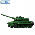 S&otilde;jav&auml;e II maailmas&otilde;ja MOC Leopard 2A7 armee peamine lahingutank s&otilde;durid ehitusklotsid tellised M1 T90M tankikomplekt lastele poistele kingitused