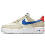 Nike Air Force 1 07 LV8 Coconut Milk Hyper Royal Meeste Tossud Kreemjas Valge Helepunane DM8314-100 37.5