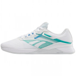 Reebok Nano X4 Valge Unleashed Roheline Naiste Tennised Jalatsid-Valge Kinetic-Sinine 100204736 35.5