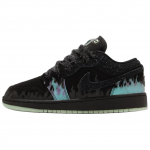 Air Jordan 1 Low GS Fortune Fly Laste tossud Must Roheline-Frost Must-Vaarikas HQ3442-001 36.5