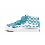 Vans Sk8 Reissue Ruuduline Retro Keskmise S&auml;&auml;rega Laste Rulaketsid Sinine Valge Laste Tossud VN0A346Y30Y 34