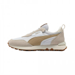 Puma Rider FV Kangas S&uuml;nteetiline Nahk Mugavad Madalad Vabaajas Jalan&otilde;ud Unisex Jalan&otilde;ud Valge Pruun 391925-06 38.5