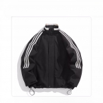 S&uuml;gis V&auml;lispordi Veekindel Jakk Meeste ja Naiste Sama Mitmek&uuml;lgne Kolme triibuga P&uuml;stkrae Jakk XXXL