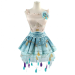 M&auml;ng Identity V Drifting Moonlight Margaretha Zelle Cosplay Kost&uuml;&uuml;m T&auml;iskomplekt Naistantsija Cosplay &Uuml;likonn Parukas Halloweeni Kleit 3XL 65-70kg