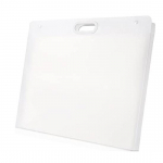 Plastikust Kunst Suur Kunstiportfoolio Veekindla Portfoolio Kunsti Hoiukohvriga Plakatite jaoks A3 Suuruses Portfoolio, K&auml;epide, Kaust, Joonistused, Skitsid, Fotod, valge