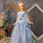 Erihind DBS Nukk 1/3 BJD Mehaanilise liigendiga keha meigiga, sealhulgas juuksed, silmad, riided, 62 cm k&otilde;rgus T&uuml;drukute unistuste haldjas